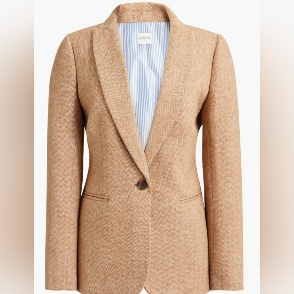 J.Crew Tan Blazer 2
